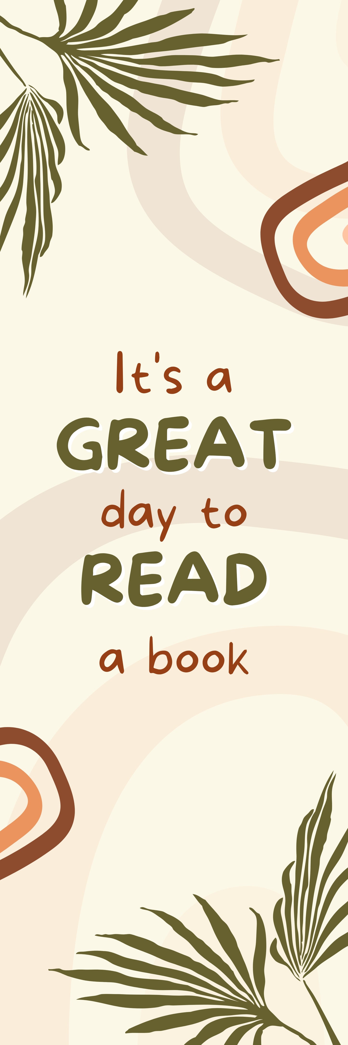Leafy Reads Bookmark