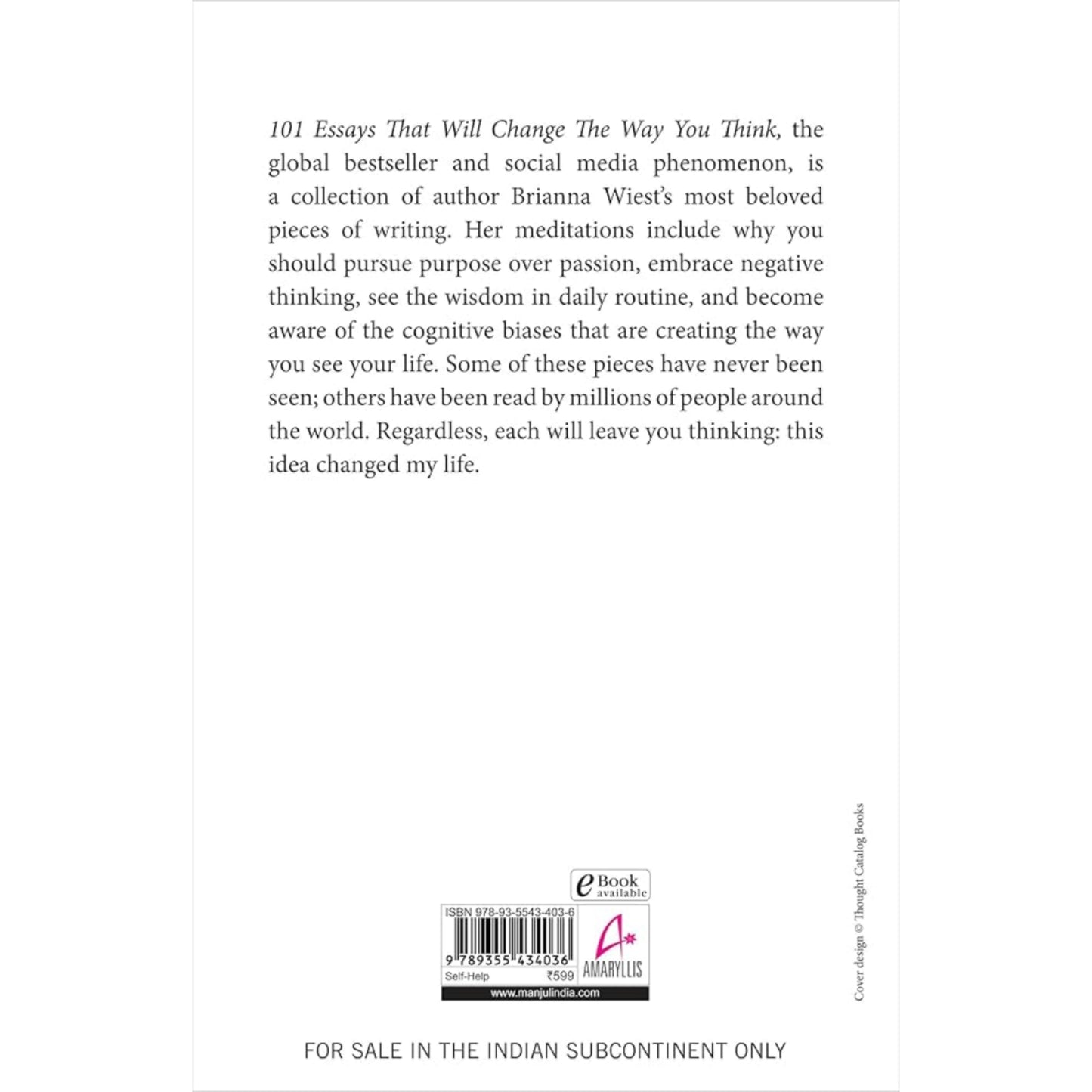 101 Essays That Will Change The Way You Think