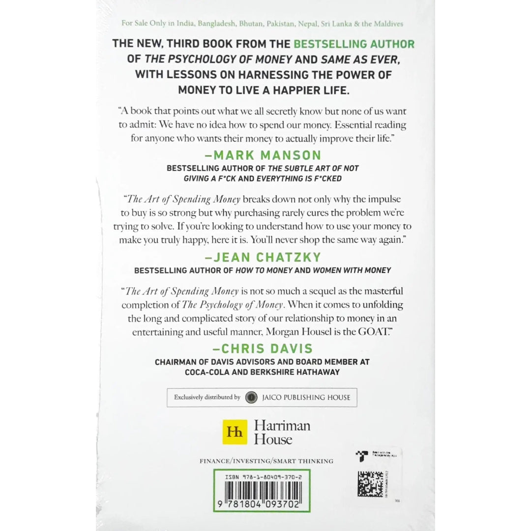 The Art of Spending Money: Simple Choices for a Richer Life (From Morgan Housel - The Bestsellers author of The Psychology of Money and Same as Ever – A Powerful Book on How to Use Money Wisely)