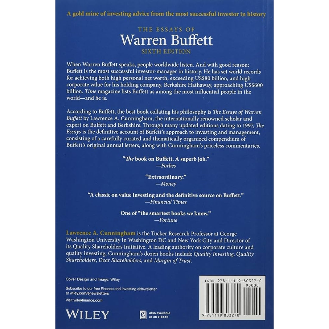 The Essays of Warren Buffett: Lessons for Corporate America