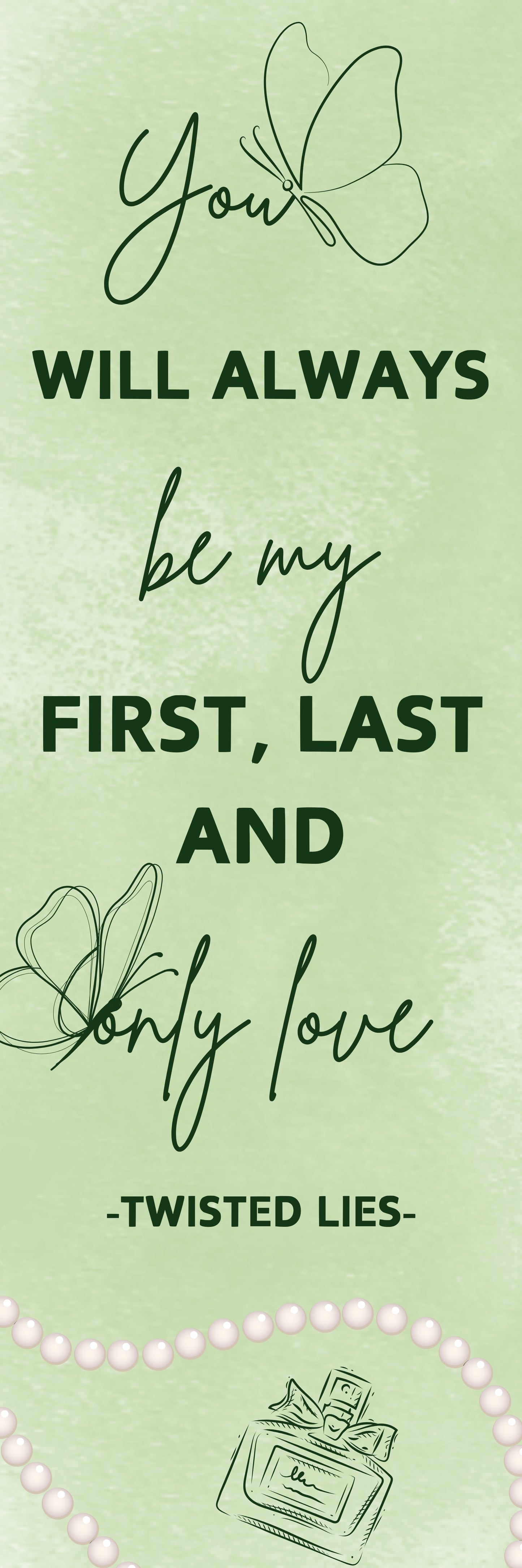 Twisted Lies Bookmark