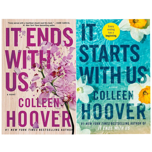 It Ends with us + It Starts with us Romance Novels