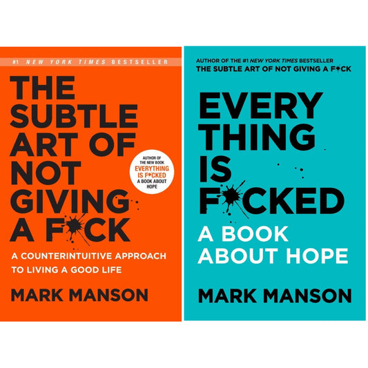 Mark Manson Collection 2 Books Set (The Subtle Art of Not Giving a F*ck, Everything Is F*cked)