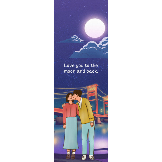 To The Moon & Back Bookmark