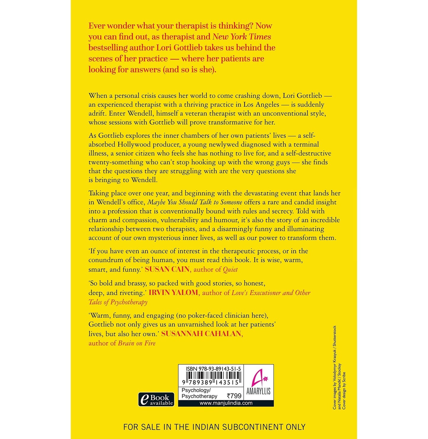 Maybe You Should Talk to Someone: the heartfelt, funny memoir by a New York Times bestselling therapist