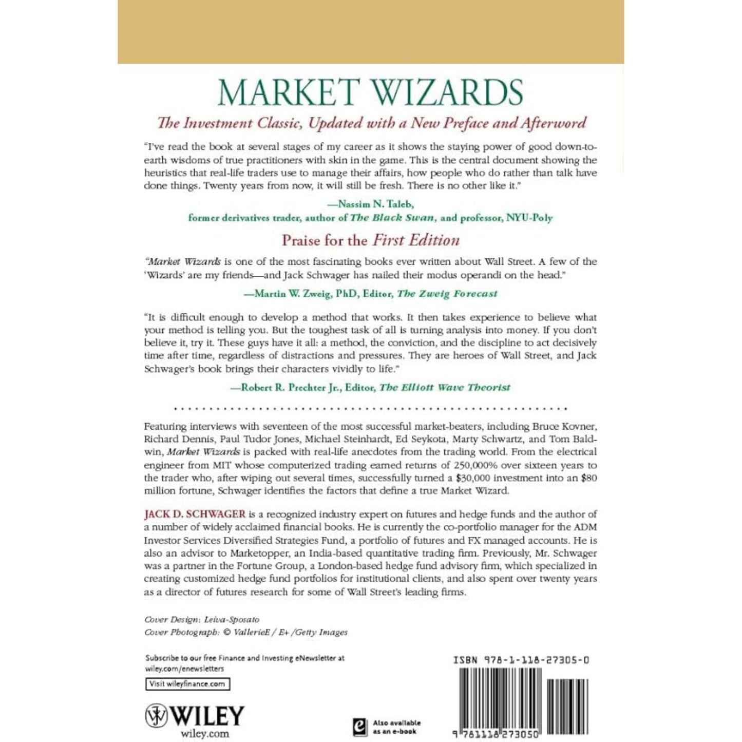 Market Wizards: Interviews with Top Traders