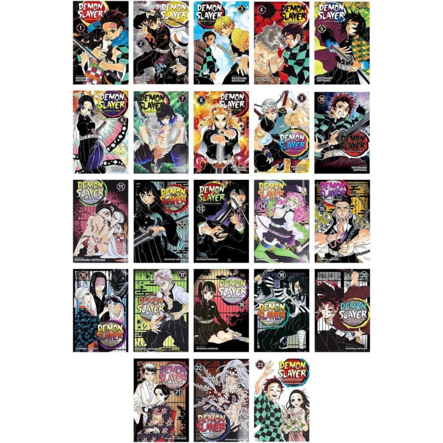 Demon Slayer Books Box Set of Vols 1-23: Demon Slayer BOX SET OF Volumes 1-23